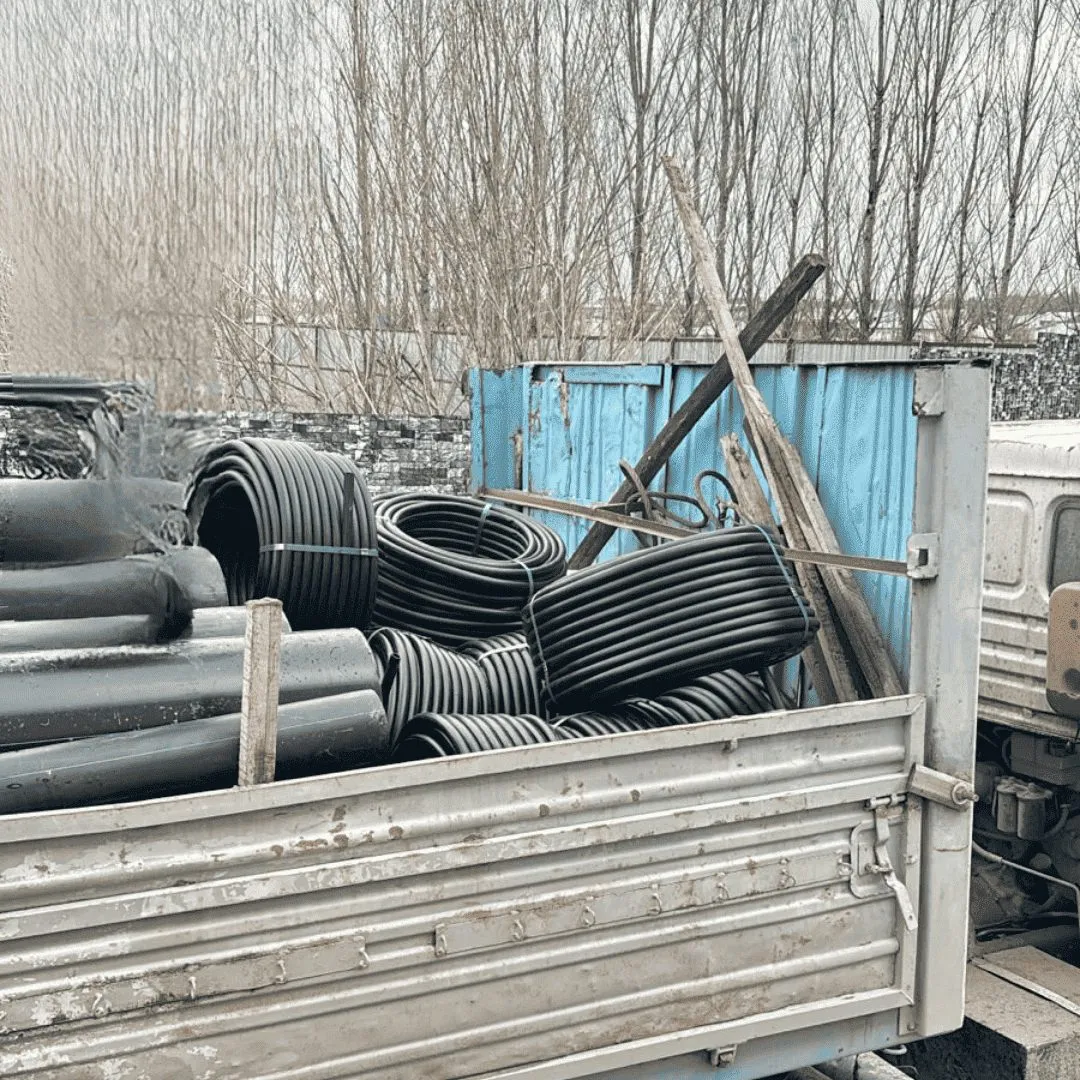 Труба ПНД газопроводная — фото со склада